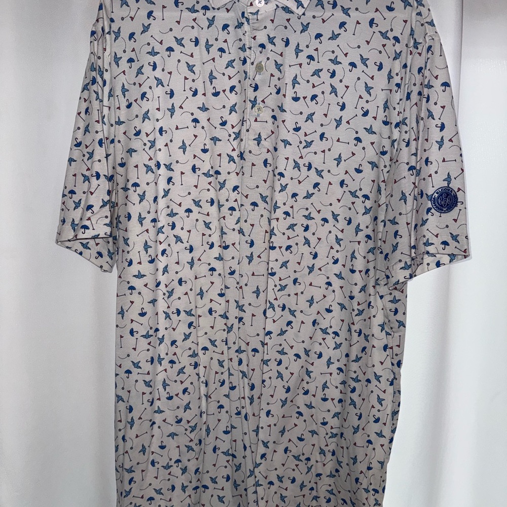 johnnie-O Light Blue Polo Shirt